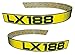 Kumar Bros USA New LH & RH Upper Hood Decal Set Replaces M116262 M116263 Fits John Deere LX188
