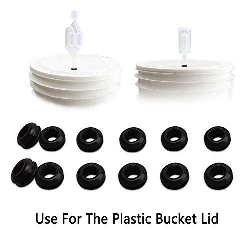 12 PCS Airlock Grommet, Fermenter Lid Grommet,Silicone Grommets For