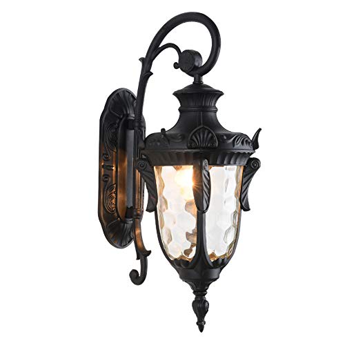 LONEDRUID Outdoor Wall Light Fixtures Black 20.47&quot;H