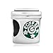 LuckyJewelry Coffee Cup Beads Fit Bracelet