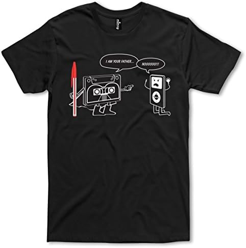 Mimsy Design Darth Vader I Am Your Father Star Wars Fan Men's Cotton T-shirt XX Large Black
