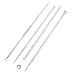 4 Pcs Silver Tone Blackhead Acne Remover Needle Tool Stainless Steel