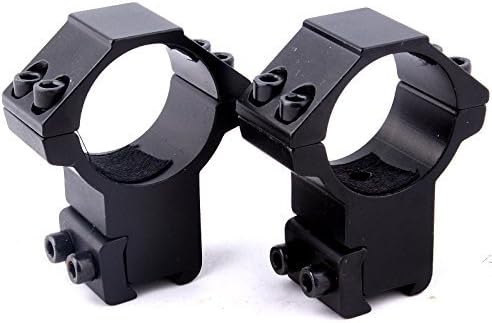 FIRE WOLF Full metal construction 30mm Scope Rings for Dovetail 11mm Rail W/21mm Saddle Height Hunting