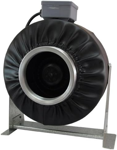 Virtual Sun 4" Inline Exhaust Duct Fan 192 CFM Blower Hydroponics Vent - VS400F