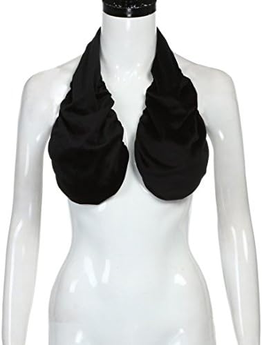 Ta-Ta Towel, UTONG Ta-Ta Towel Sport Bra Boob Sweat Towel (L (Cup:F-H), Black)