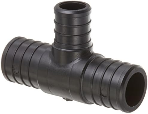 Ecopoly32776 PEX Tee, 1" x 1" x 3/4", 1.0" ID, Crimp, Plastic (Pack of 5)