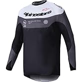 Alpinestars Pro-Dura Jersey, L, Black/Magnet White