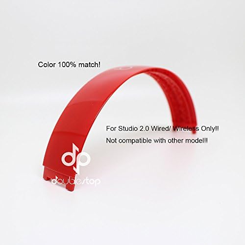 doublestop Red Color Replacement Headband top parts for Monster Beats by Dre Studio 2.0 Studio 2 Wireless Wired repair part