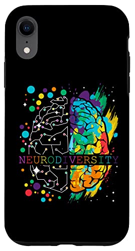 Neurodiversity Brain Autism Awareness Disorder Case for iPhone XR