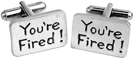 You're Fired Funny Cufflinks