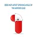 AirPods Case Protective, FRTMA AirPods Silicone Skin Case with Sport Strap Compatible with Apple AirPods (Red)
