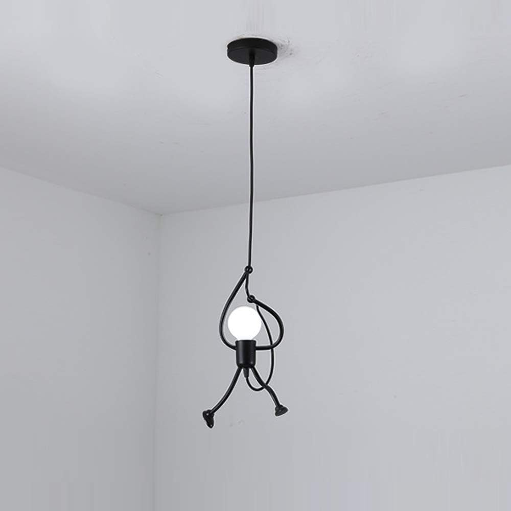 LED Pendelleuchte Kreativität Gymnastikpuppe Modellieren Pendellampe