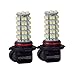 econoLED 2 PCS 6000K Halogen Xenon Super White 68 SMD LED 3528 9006 HB4 LED Bulbs DRL Daytime Running Fog Lights Driving Lamps New