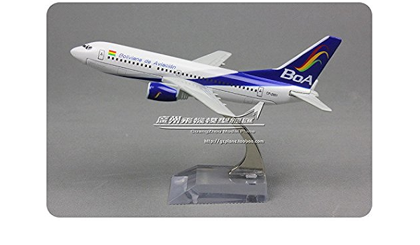Amazon.com: Metal de Aleación 16 cm Air boliviana de aviacion Airlines  Boeing B737 300 cp-2551 Airways Avión Modelo de avión modelo diecast :  Juguetes y Juegos