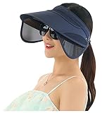 ilishop Women's Beach Sun Visor Wide Brim Hat Cap