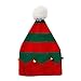 Kid Christmas Beanie Knit Hat,Crytech Soft Slouchy Winter Pom Pom Knitted Striped Santa Snow Skull Ski Cap with Bell and Scarf Set 2 Pcs for 1-6 Year Baby Infant Toddler Party Accessory (Red)thumb 2
