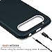 SENON Moto Z2 Play Case, Slim-fit Shockproof Anti-Scratch Anti-Fingerprint Protective Case Cover for Motorola Moto Z2 Play Dark Blue