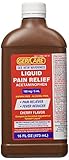 Gericare Acetaminophen Cherry Flavored Liquid 16 Oz bottle Pack of 6