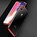 ka tike Compatible for iPhone X/XS Case, Electroplated Frame Ultra Thin Slim Fit Soft Silicone TPU Cover 5.8 inch (#1-Red)