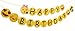 SIFAN Emoji Happy Birthday Banner, Funny Emoticon Party Decorations Supplies for Wedding Baby Shower