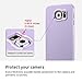 Technext020 Galaxy S6 Lavender Case - Slim Fit Silicone Protective Back Cover