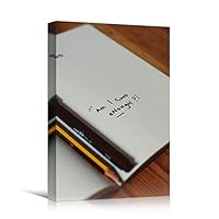 Canvas Wall Art Handwritten Quotes Inspirational Words Art Print Motivational Quote - 12x18 inches