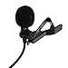 Lavalier Microphone for iPhone and Android Smartphone with Lapel Clip and Travel Bag