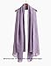Cotton Scarf Shawl Soft Lightweight Scarves And Wraps For Men And Women. Unisex. (Purple)