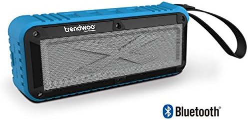 Portable Outdoor and Shower Bluetooth Speaker, Waterproof, Wireless 8 Hours Rechargeable Battery Play Time, Powerful 10W Dual Audio Driver For iPhone Samsung Galaxy Nexus (Blue) ...