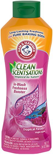 ARM & HAMMER CLEAN SCENTSATIONS TROPICAL PARADISE IN-WASH FRESHNESS BOOSTER, 24 OUNCE