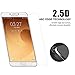 Samsung Galaxy C9 Pro Screen Protector, Wellci [2-Pack] High Definition Tempered Glass, Extreme Hardness, 2.5D Round Edge (Ultra Clear)
