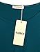 BAIKEA Nursing Pajama Top, Maternity Women Soft Flattering Cute Breastfeeding Blouse Solid Nursing Sleep Shirt Functional with Discrete Access for Latched Mama Cyan M