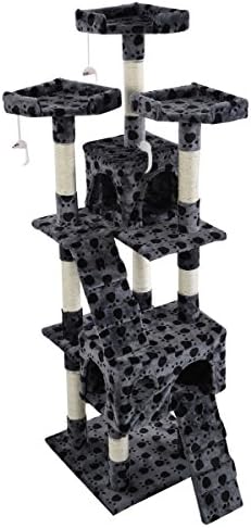 New 66" Cat Tree Tower Condo Furniture Scratching Post Pet Kitty Play House 4 Colors! Ship from CA & KS! 1-4 Days Shipment!