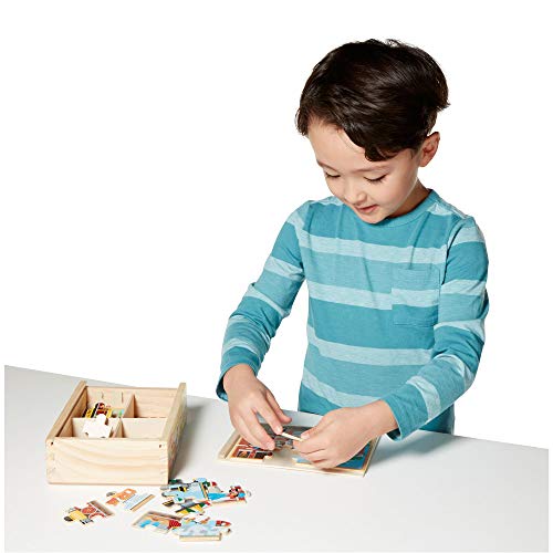 1 Melissa+Doug+Vehicles+Puzzles+Storage