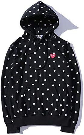 Dlayoo Comme des Garcons CDG_Play Embroidery Wave Point Hoodie Women/Men Couple