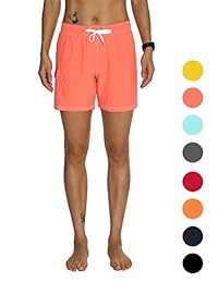 Bañador para dama de secado rápido, con bolsillo lateral