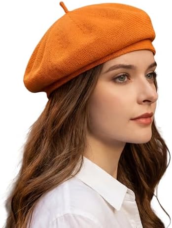 6 Pack Wool Beret Hats French Style Beanie for Women Winter Travel Fashion Anteer 6 Pieces Wool Beret Hat French Style Beanie Hats  main image 4