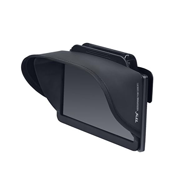 TFY-GPS-Navigation-Sun-Shade-Visor-Plus-Flexible-Visor-Extension-Piece-for-Garmin-nvi-2797LMT-7-Inch-Portable-GPS-and-Other-7-Inch-GPS