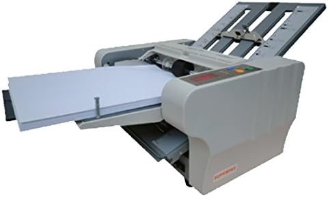 Dynafold PF-50 Small Compact Automatic Paper Folder Machine for A4, A5, Letter &amp; Legal Sizes; 3000 sheets per hour in A4 single fold mode; Single fold, Letter fold, Double parallel fold, ZigZag fold