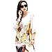 DaySeventh Women Chiffon Shirt Bohemian Oversized Blouse 4237