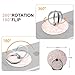 Cell Phone Finger Ring Stand, 4 Pack Universal Phone Ring Holder 360° Rotation Kickstand Grip with 5 Car Mount Hooks Compatible with Almost All Phones/Cases