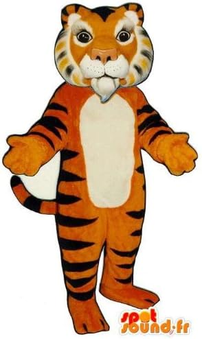 Amazon マスコットspotsoundアマゾンカスタマイズオレンジ虎 黒と白 コスプレ 仮装 通販