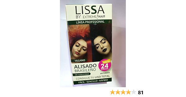 Lissa Alisado brasileño Nanoplastia todo tipo de cabellos Un paso NOVEDAD¡¡  CHampu Alisador 100 ml : Amazon.es: Belleza