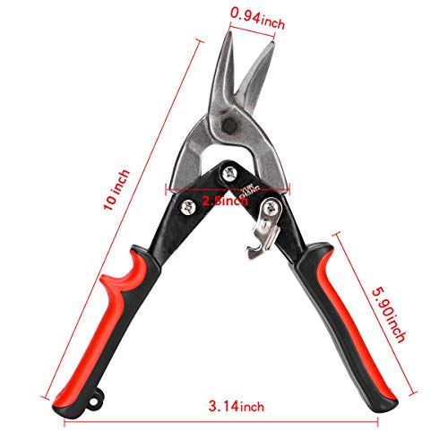 Aviation Tin Snips Right Aluminum Snips for Sheet Metal Cutter Metal