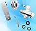 Joy Bidet D1 Handheld Bidet Shattaf with Adjustable Pressure Shut-off Valve, CUPC Hose Certification