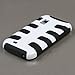 MyBat SAMI500HPCSK051NP Fishbone Case for Samsung Fascinate/Mesmerize i500 - 1 Pack - Retail Packaging - Ivory White/Black