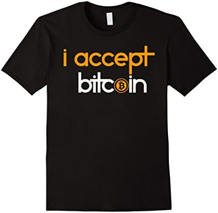 I Accept Bitcoin T-Shirt - Crypto Shirt For BTC Freaks