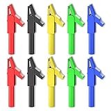 Goupchn 10PCS Insulated Alligator Crocodile Clips