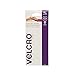 VELCRO Brand-91394 Removable Adhesive Dot, 3/8 in Coins, 80pk, Clear, 80 per Pack
