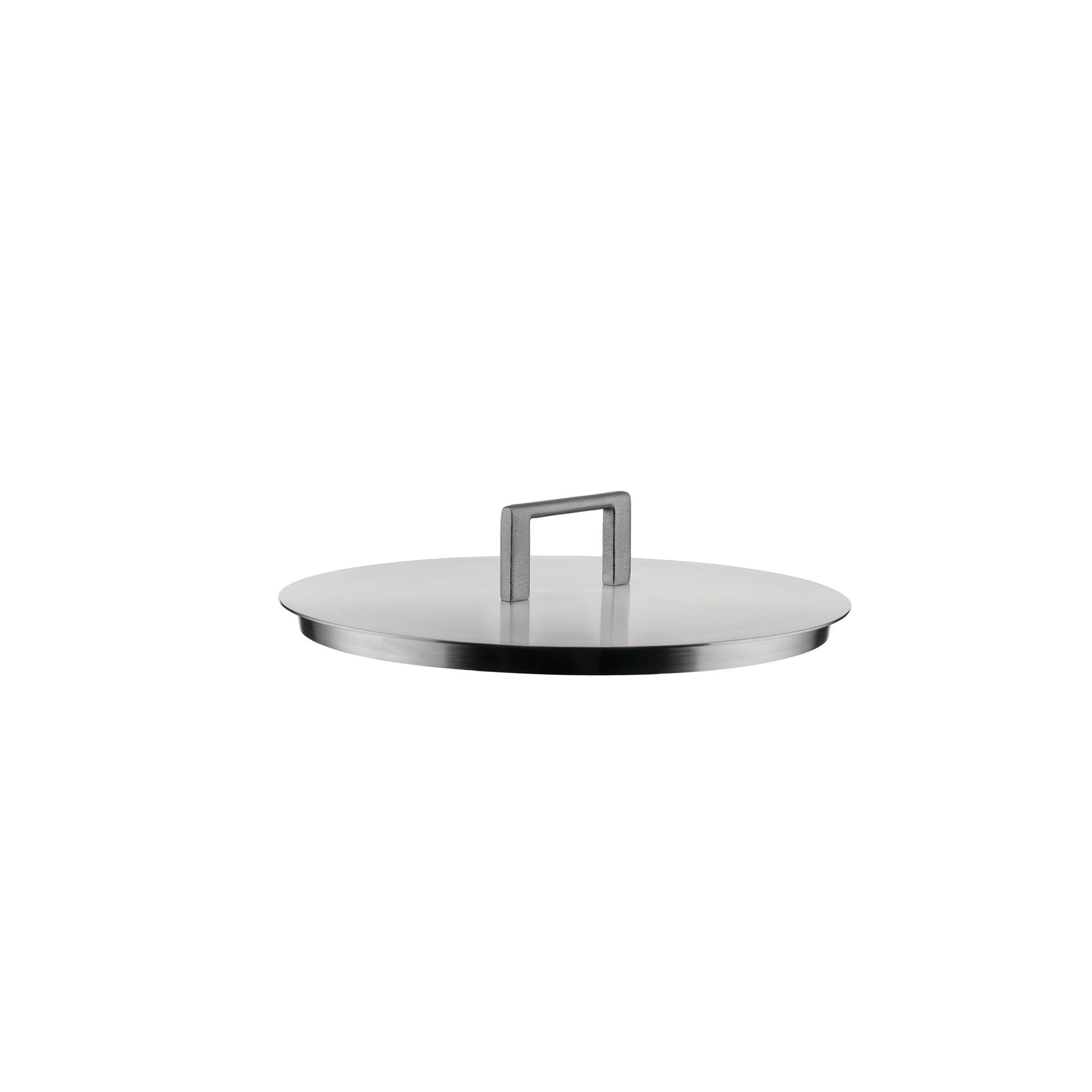 Alessi Convivio DC200/20 - Design Lid, 18/10 Stainless Steel, with Steel Knob and PVD Coating, 20 cm, Mat